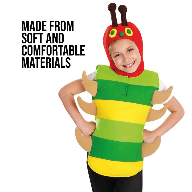 fun shack Caterpillar Costume Kids, Boys Caterpillar Costume, Book Characters Costumes for Kids, Large - Image 4